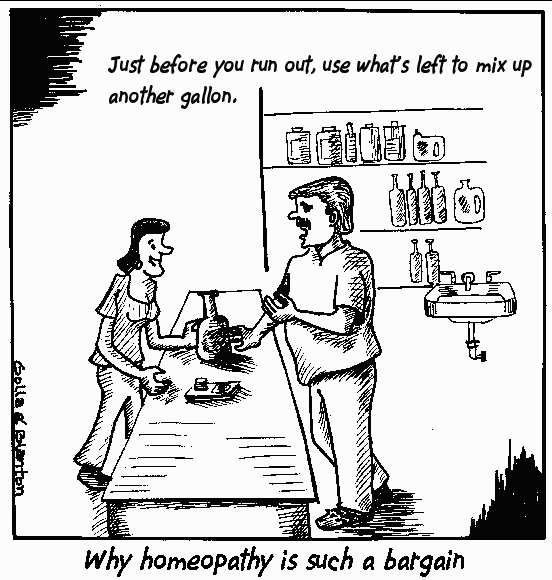 Homeopatía de bar
