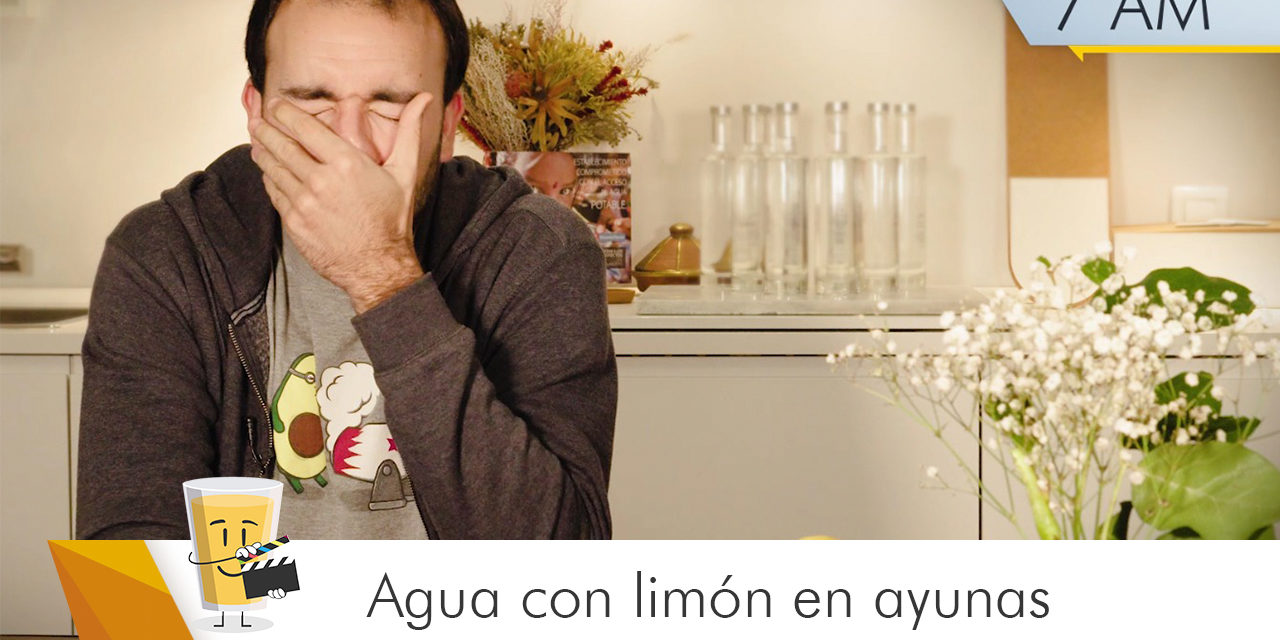 Aitor agua con limon