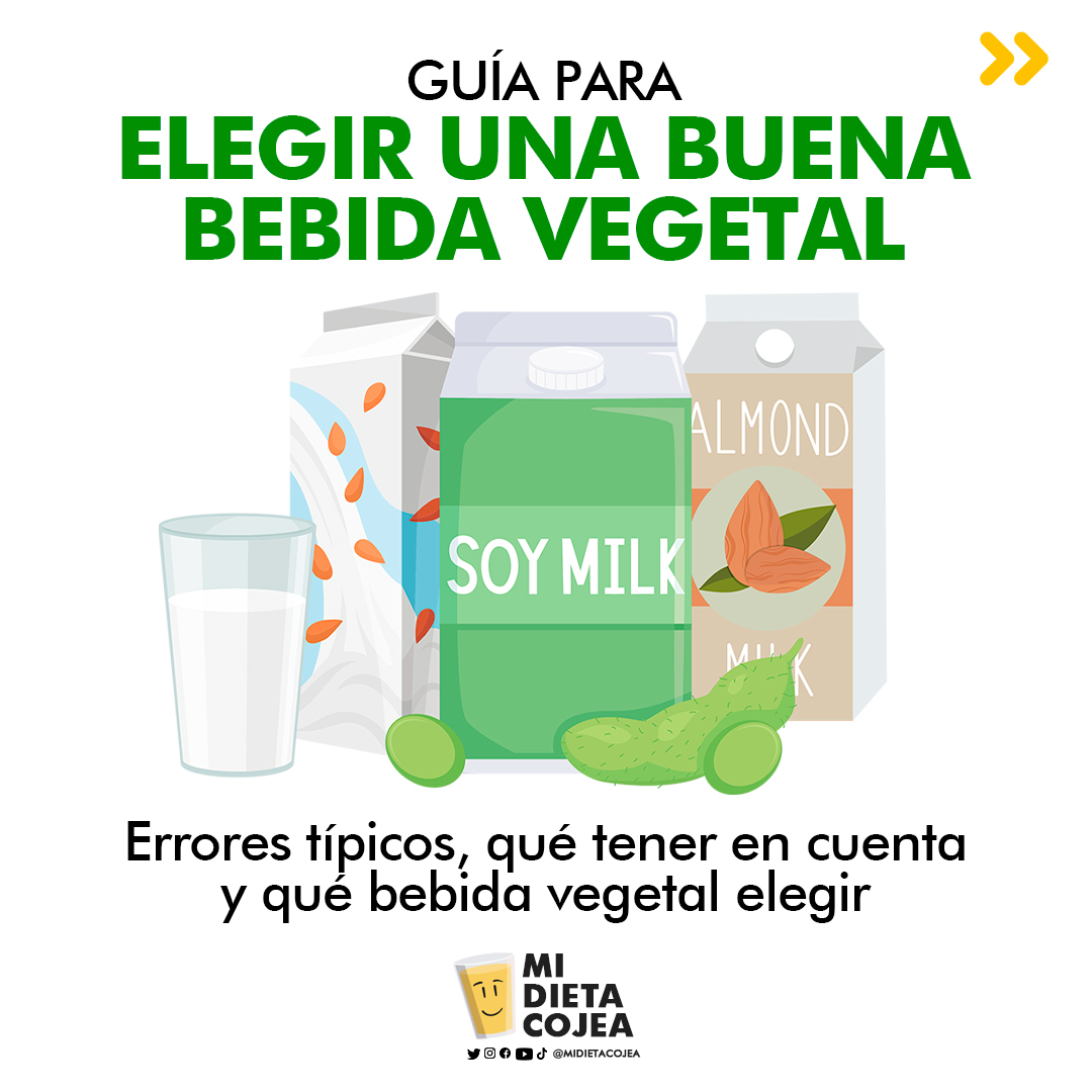 Guía para elegir una buena bebida vegetal