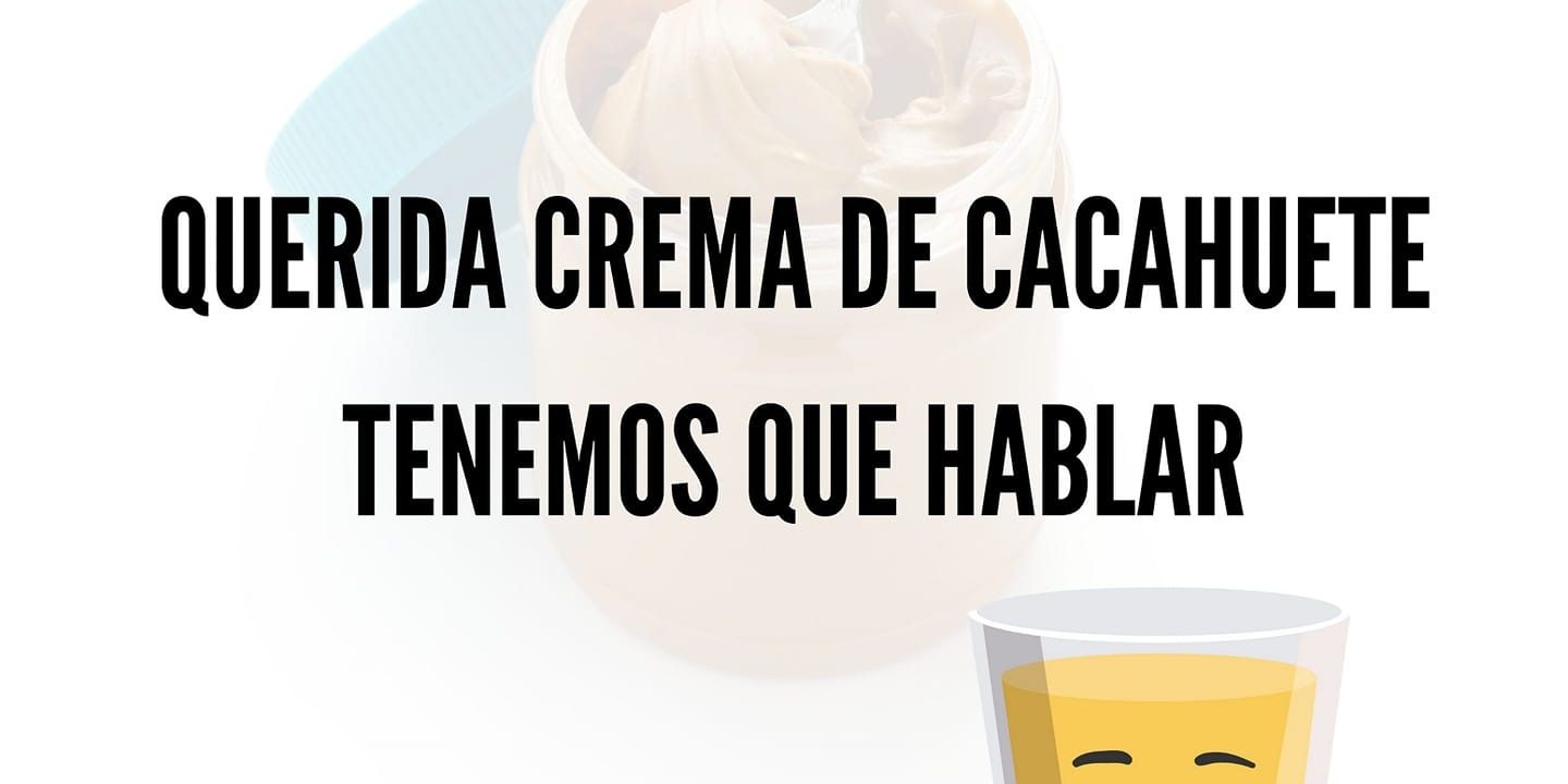 Querida crema de cacahuete