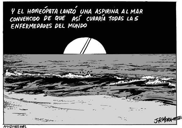Humor gráfico homeopatía
