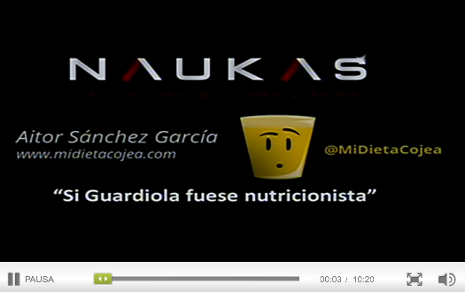 Charla "Si Guardiola fuese Nutricionista"