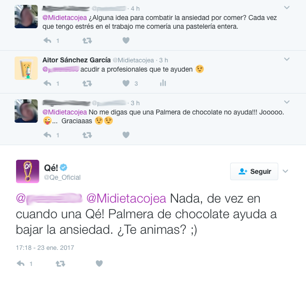 Palmera de chocolate