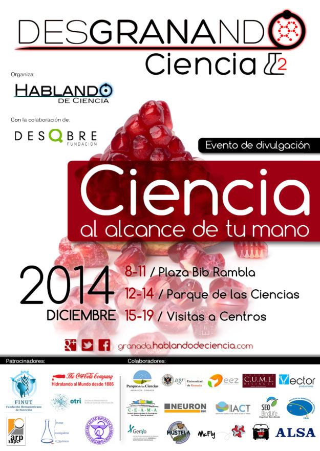 Cartel desgranando ciencia