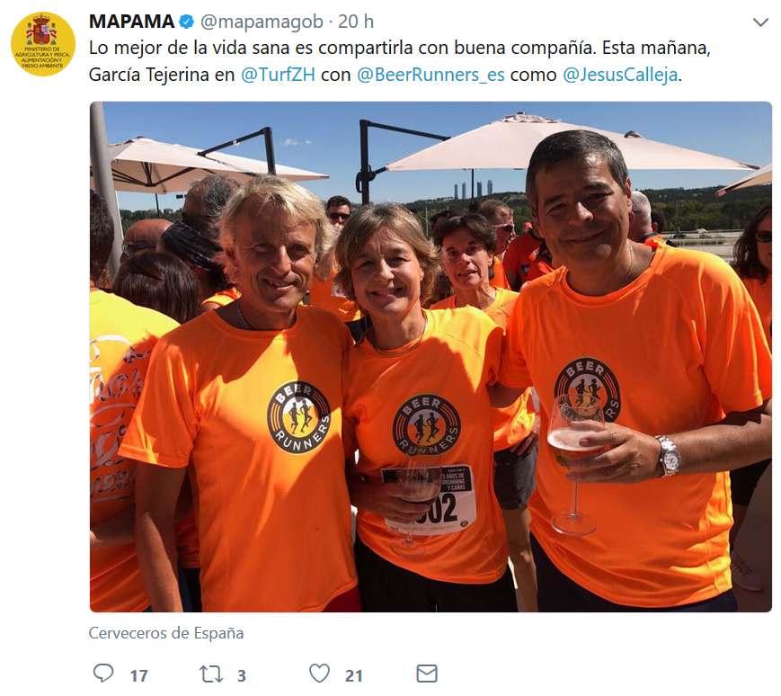 Ministerios, cerveza, BeerRunners e industria ¿hay una campaña detrás de todo esto"