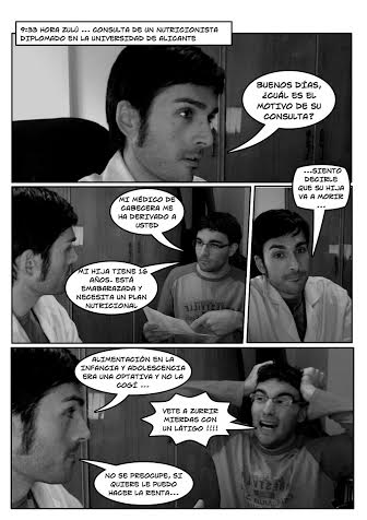 Comic Nutrición Aitor y Dani