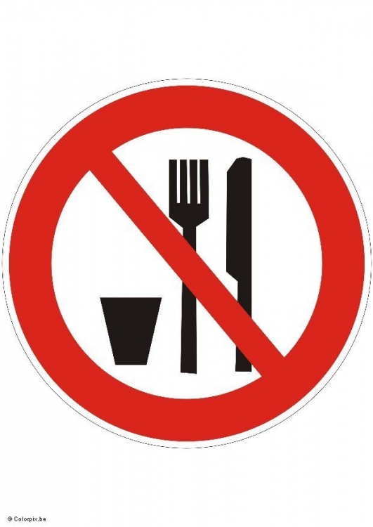 Prohibido comer
