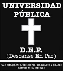 Universidad pública RIP