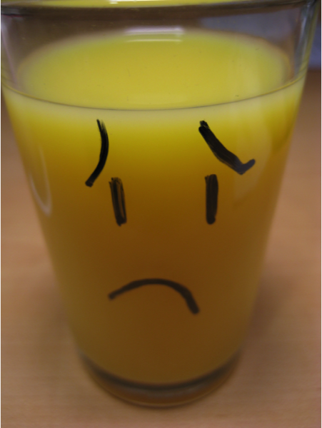 Vaso triste mi dieta cojea